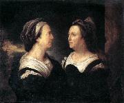 RIGAUD, Hyacinthe Portrait of the Artist's Mother oil painting